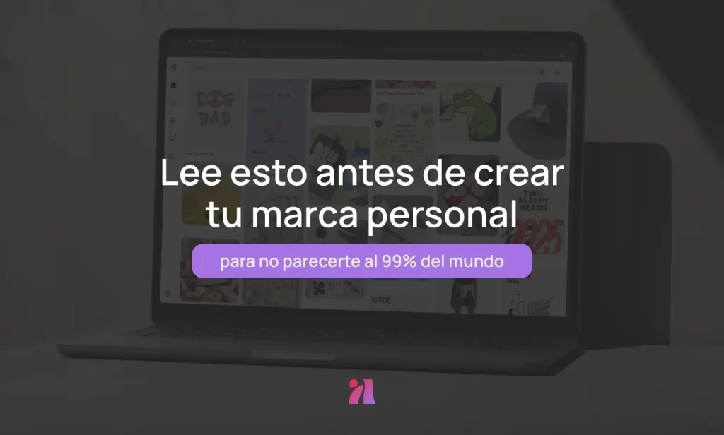 inspiración en pinterest para marca personal y advertencia sobre diferenciarse visualmente